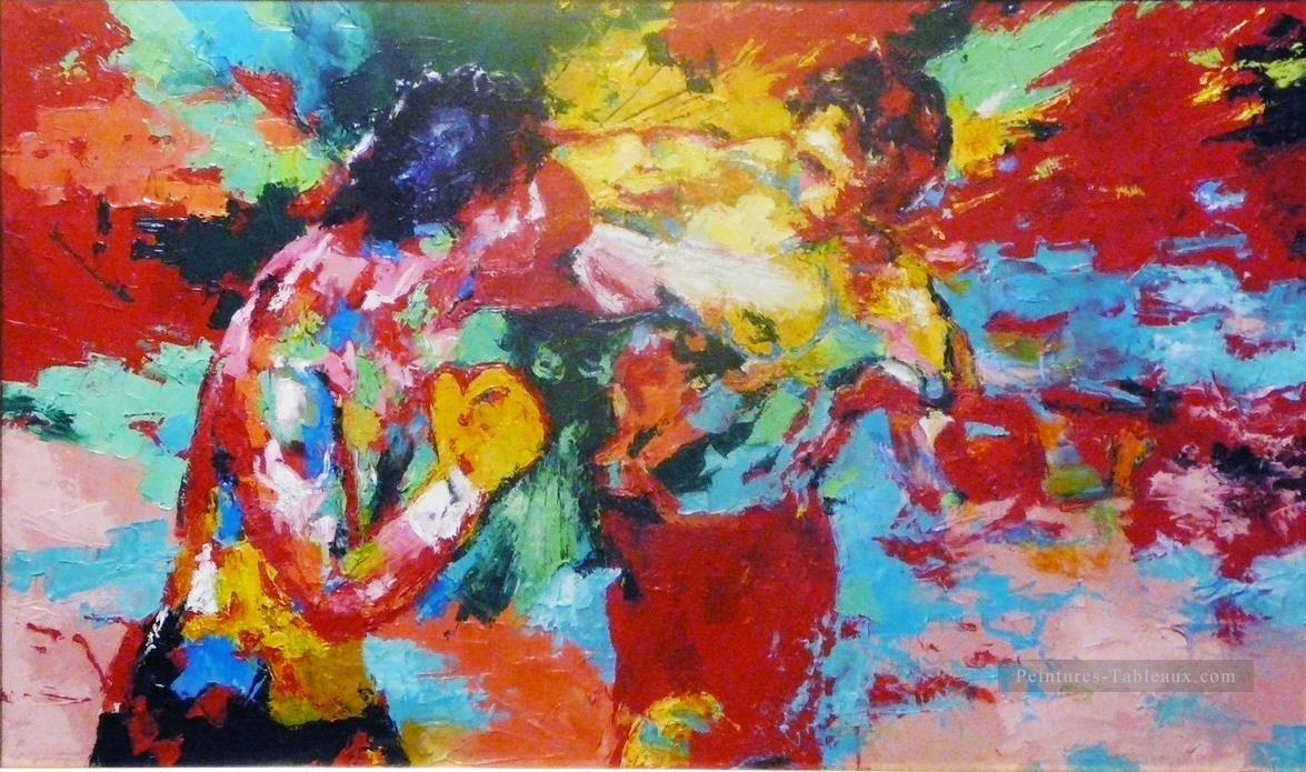fsp0005C impressionisme peinture à l’huile du sport Peintures à l'huile